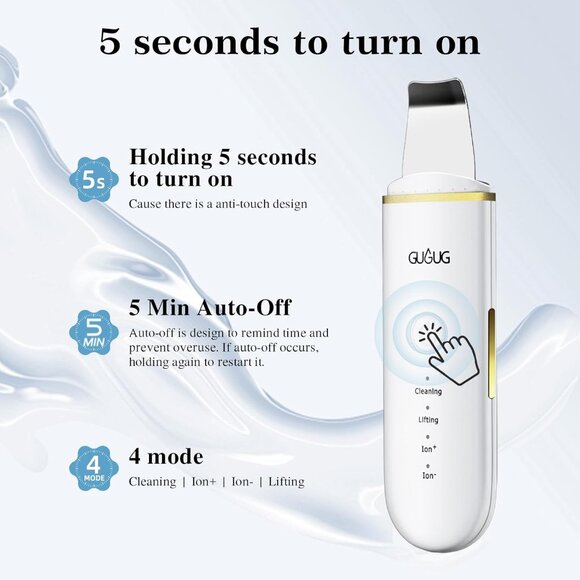 GUGUG Skin Scrubber Skin Spatula, Blackhead Remover - Picture 2 of 7